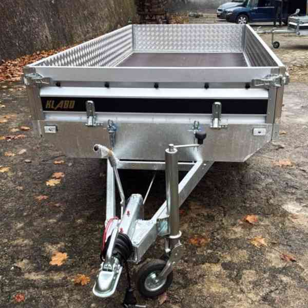 Nový bržděný přívěsný vozík 1500kg, 3,20m x 1,55m, DPH - foto 7