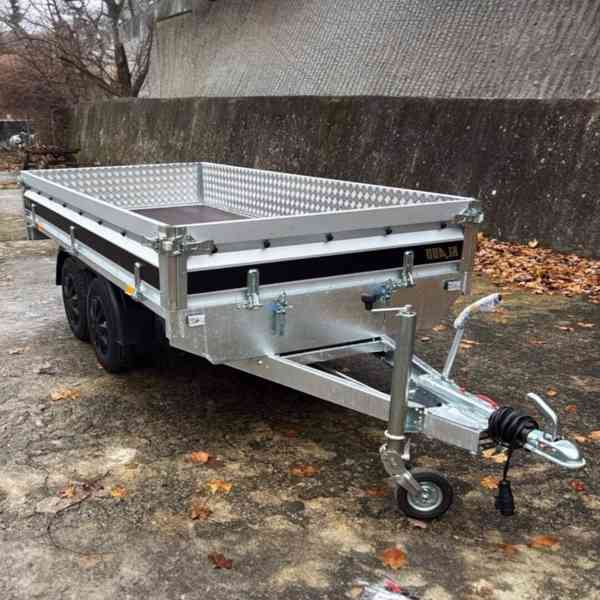 Nový bržděný přívěsný vozík 1500kg, 3,20m x 1,55m, DPH - foto 26