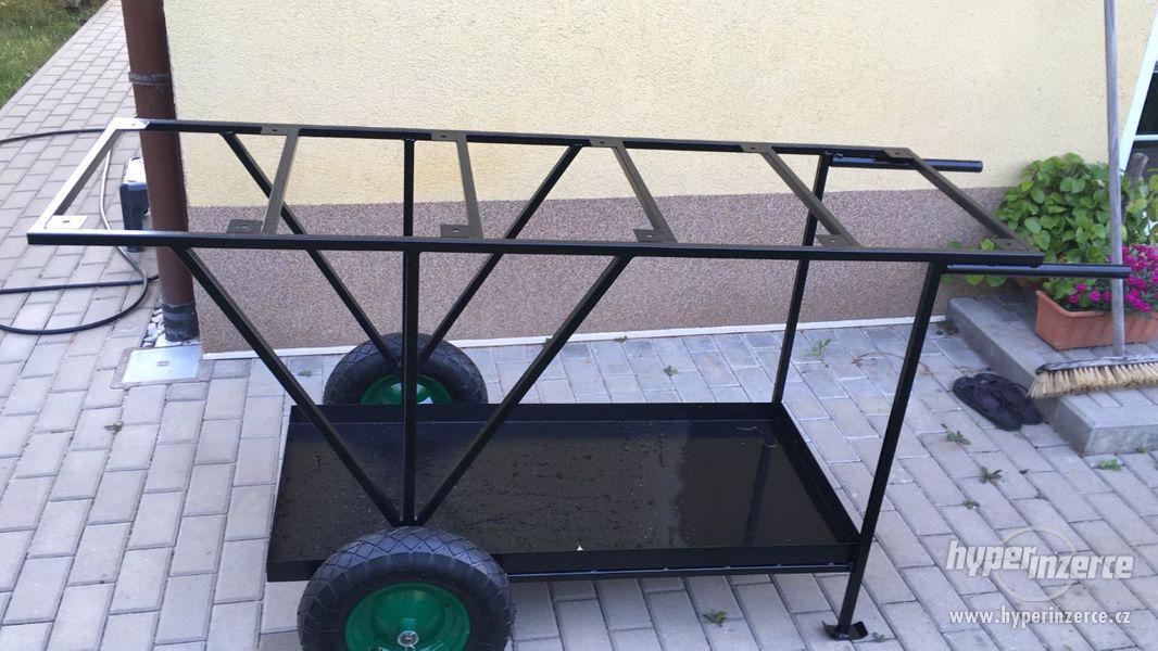 zahradní vozík manipulační víceúčelový kolečko dvoukolák - foto 8