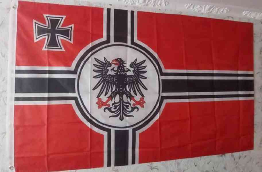 Vlajka WEHRMACHT Německo REPLIKA Třetí říše - foto 5