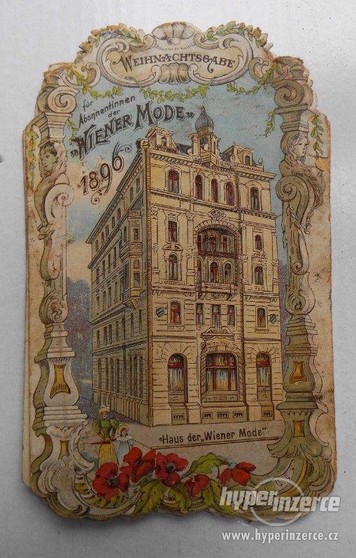 Kaléndář Wiener Mode 1896 - foto 1