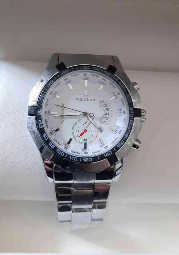 Pánské hodinky Weiguan stříbrné - foto 2