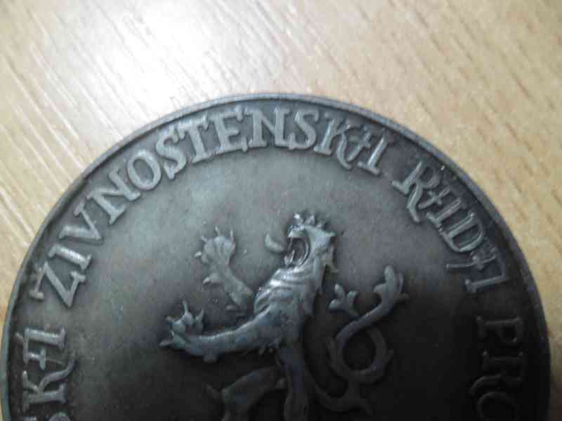 medaile - zemská živnostenská rada pro Čechy 1924 - foto 6