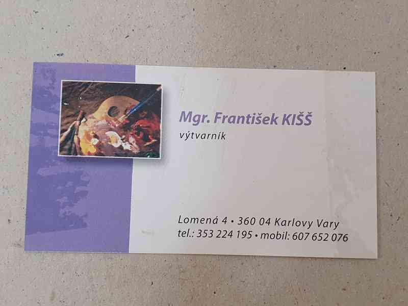 František Kišš - Zátiší s vlčími máky, malba akryl - foto 4