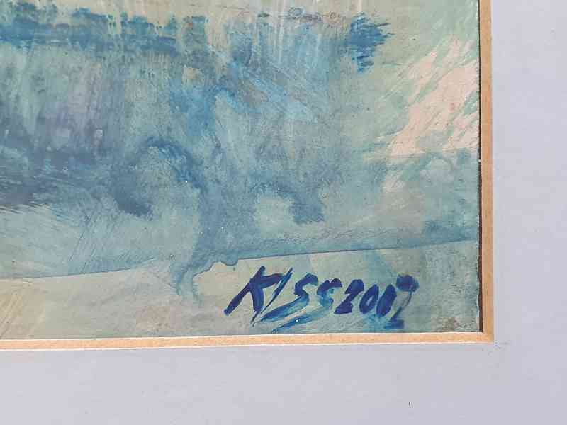 František Kišš - Zátiší s vlčími máky, malba akryl - foto 2