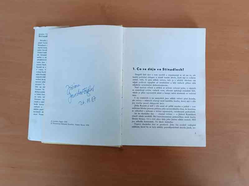 Podpis Jaroslav Foglar - Stínadla se bouří  - foto 4
