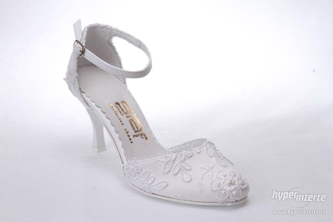 Svatební boty GRAF 254 PRIMA WHITE vel.38,39 - foto 1