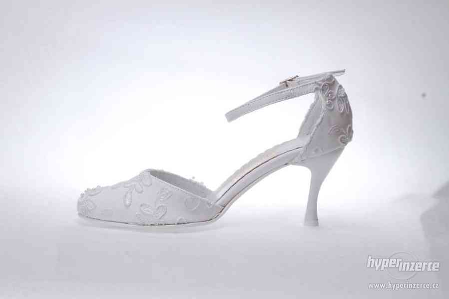 Svatební boty GRAF 254 PRIMA WHITE vel.38,39 - foto 2
