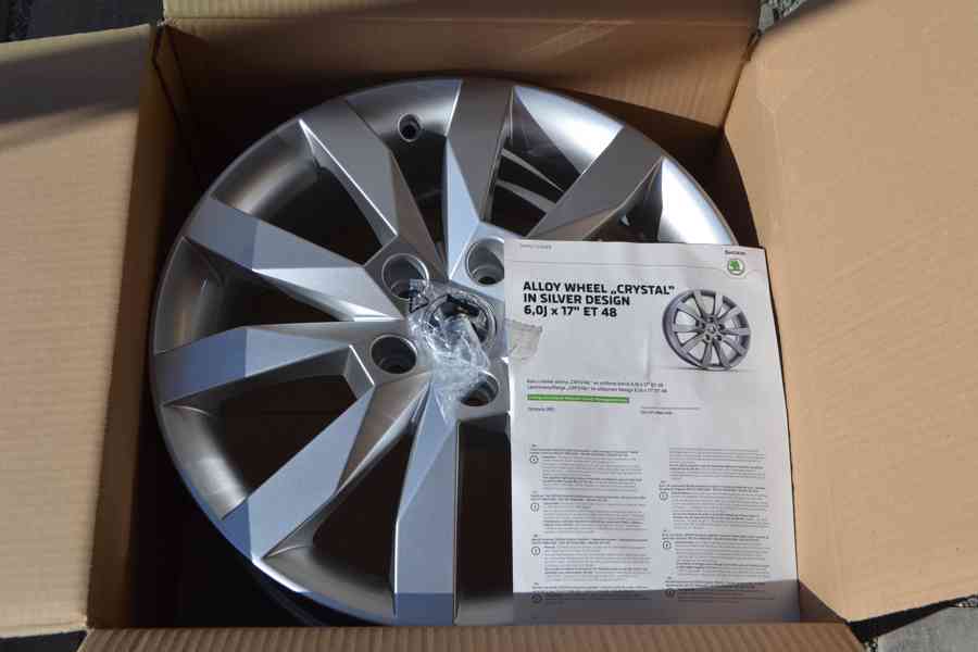 Škoda Octavia III – NOVÉ 17 orig.alu disky 6Jx17 ET48, 5x112 - foto 2