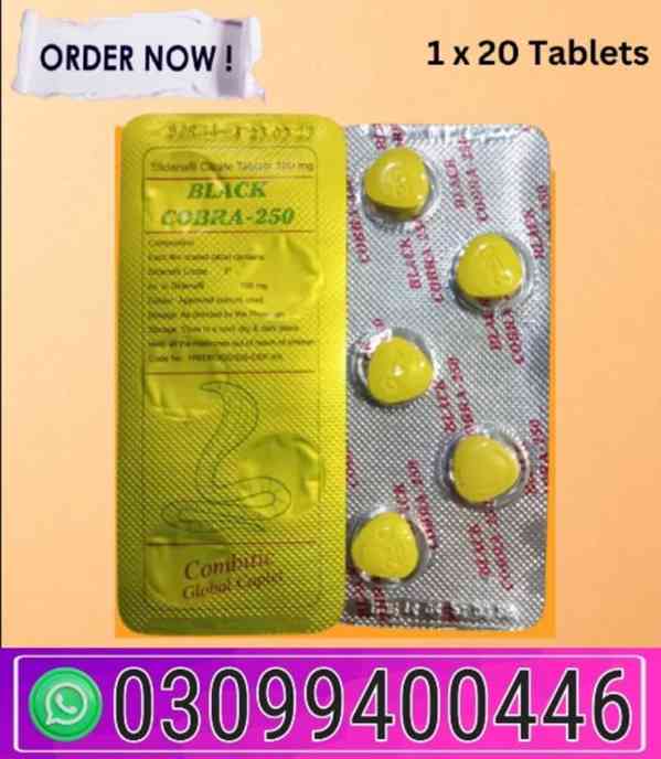 Black Cobra 250mg Tablets In Karachi * 0309*9400446