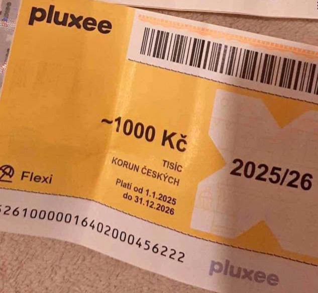 5x1000 Pluxee poukázky - foto 1