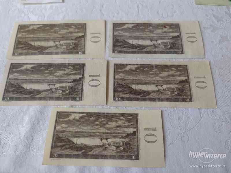 BANKOVKY 10 KČS, 1960, SÉRIE X, J, M, S, E - foto 2