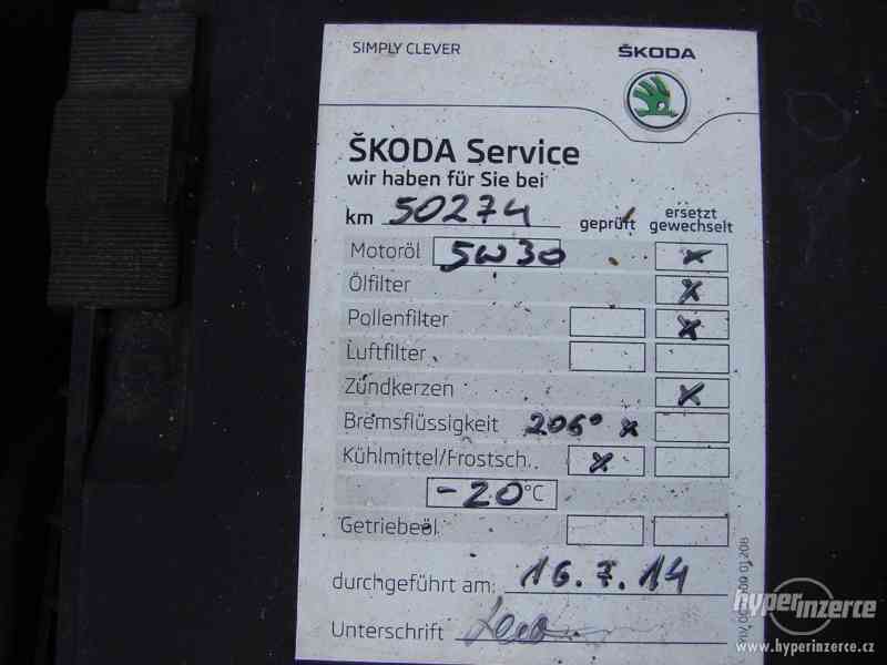 Škoda Octavia 1.4i (59 KW) r.v.2010 servisní knížka - foto 15