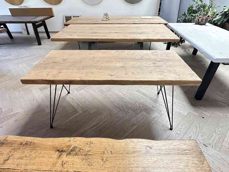 Dubový stůl odlehčený 1750 x 790 mm - VÝPRODEJ  - foto 5