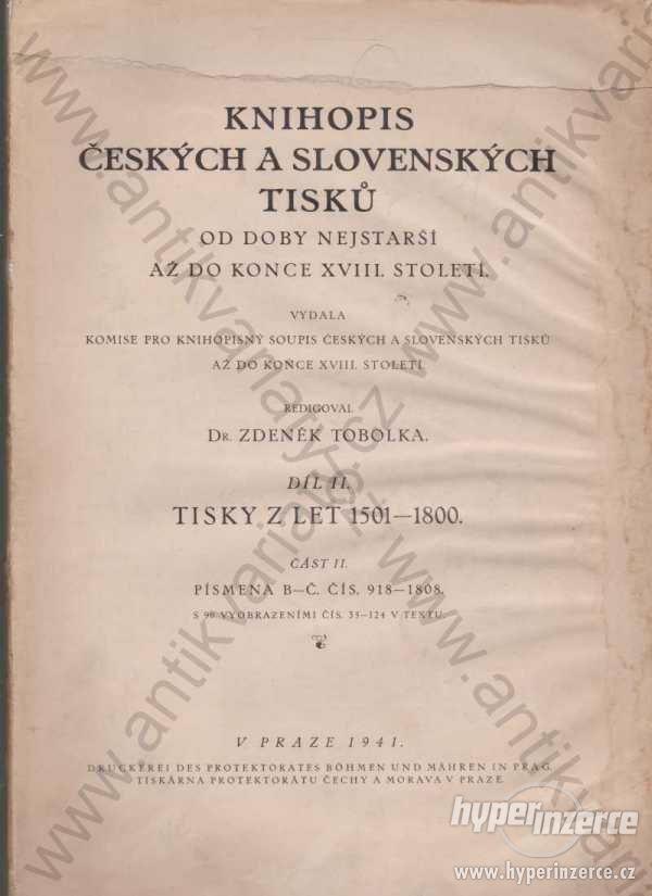Knihopis českých a slovenských tisků - foto 1