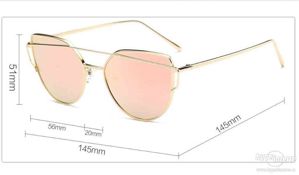 Luxusné slnečné okuliare s puzdrom handričkou v krabičke - foto 2