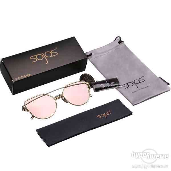 Luxusné slnečné okuliare s puzdrom handričkou v krabičke - foto 4