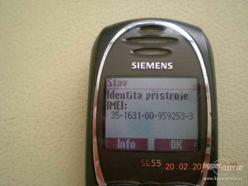 Siemens SL55 z r.2003 - plně funkční kolibří mobilní telefon - foto 6