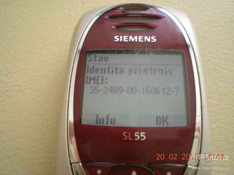 Siemens SL55 z r.2003 - plně funkční kolibří mobilní telefon - foto 20