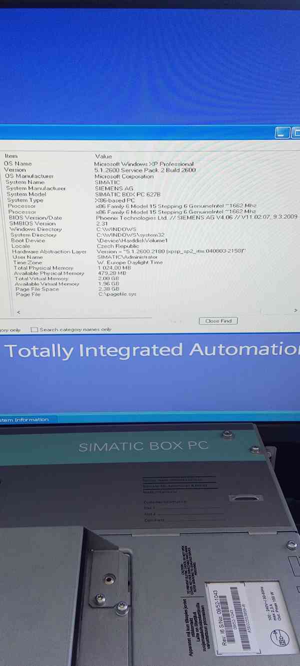 SIEMENS SIMATIC PC BOX 627B - foto 75