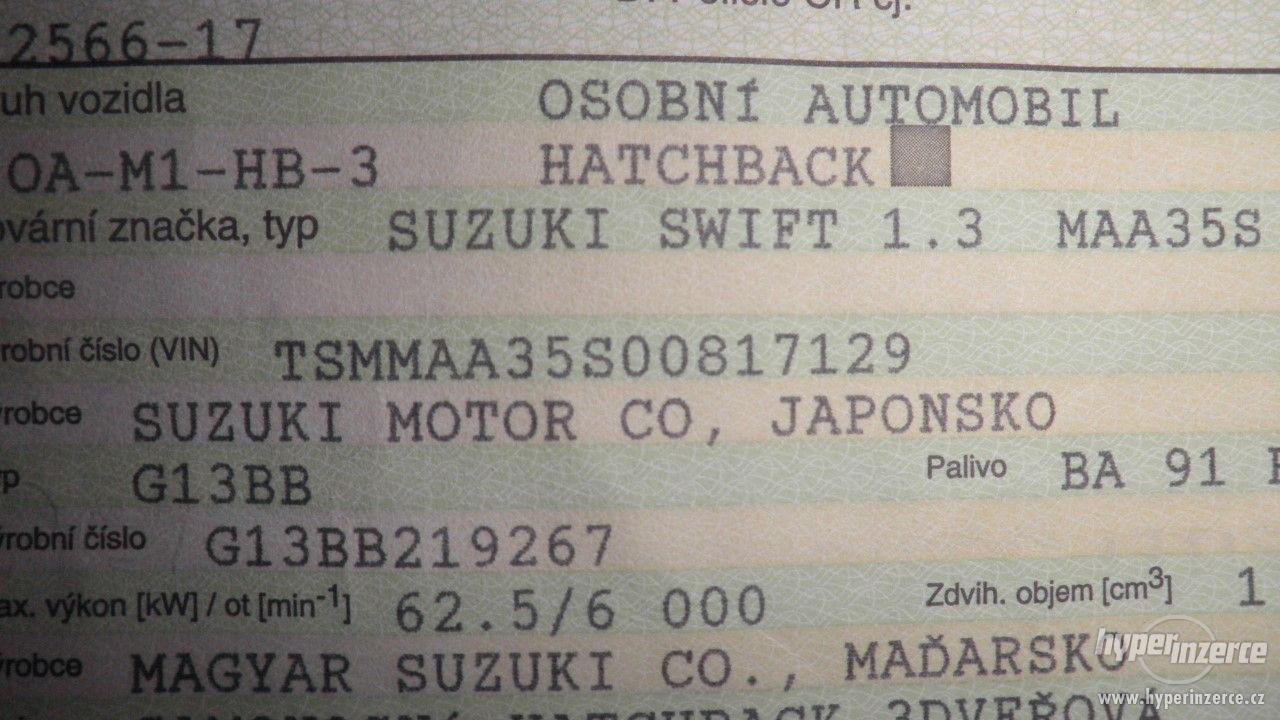 Prodám Suzuki swift 1.3 bazar Hyperinzerce.cz