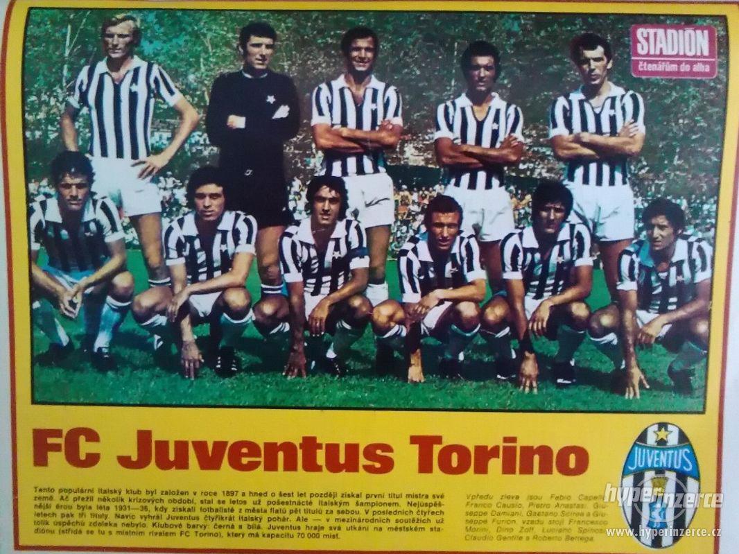 Juventus Turín fotbal Itálie 1975 bazar Hyperinzerce.cz