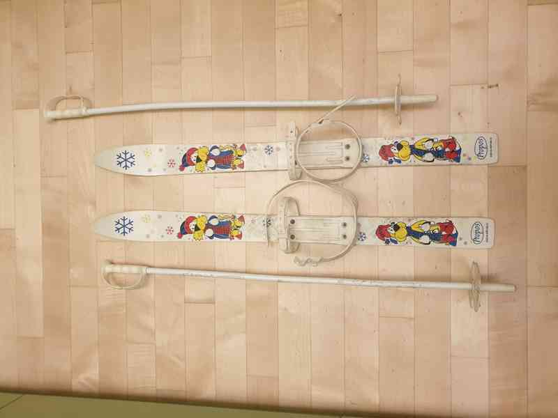 Dětské plastové lyže  - foto 2