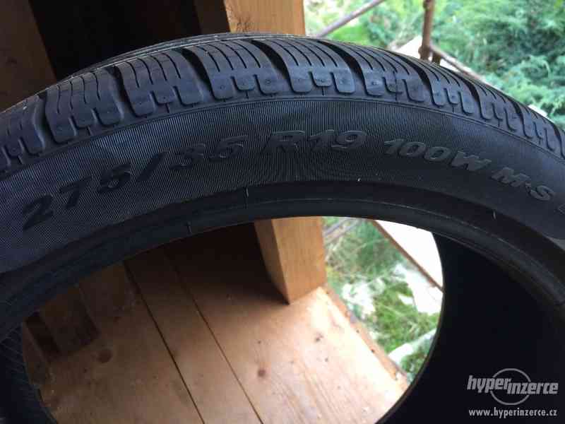 zimní pneu zn. Pirelli Sottozero 100W M+S  275/35 R19 - foto 3