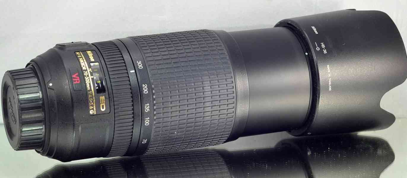 Nikon AF-S 70-300mm 1:4.5-5.6 G IF ED VR *FX *Hoya - foto 8