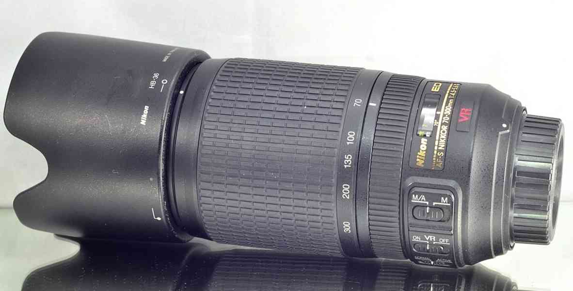 Nikon AF-S 70-300mm 1:4.5-5.6 G IF ED VR *FX *Hoya - foto 7