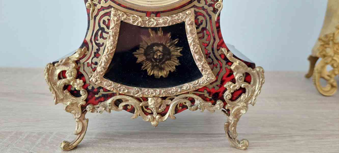 	 Hodiny Boulle, Japy Freres 1855 - foto 3