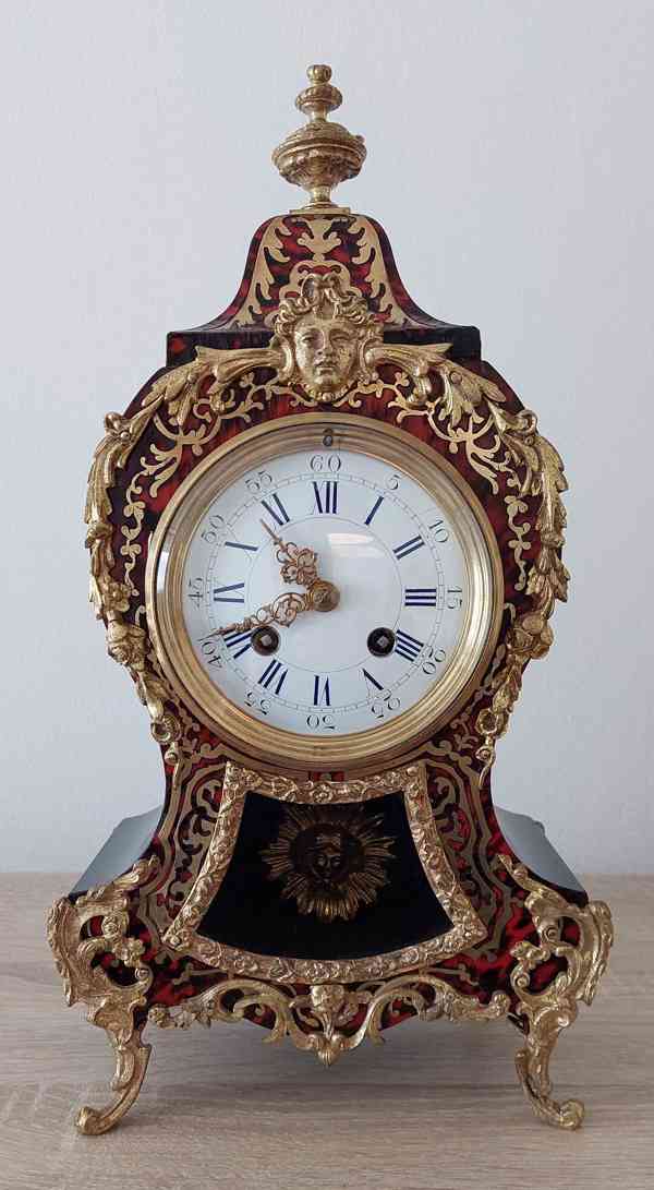 	 Hodiny Boulle, Japy Freres 1855 - foto 1