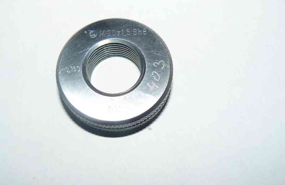 Závitový kroužek M 20x1,5 Sh8, špatná strana ČR (ŠKODA) - foto 2