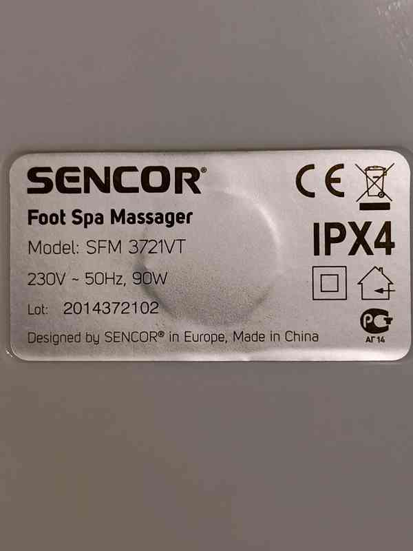 Masážní přístroj Sencor SFM 3721VT fialová - foto 3
