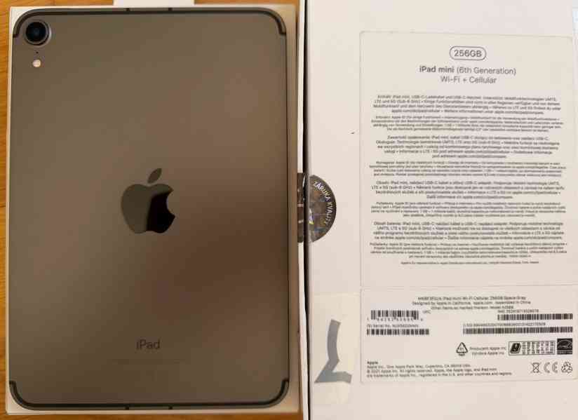 Apple iPad mini 256GB Cellular, obal, stylus, klávesnice - foto 4