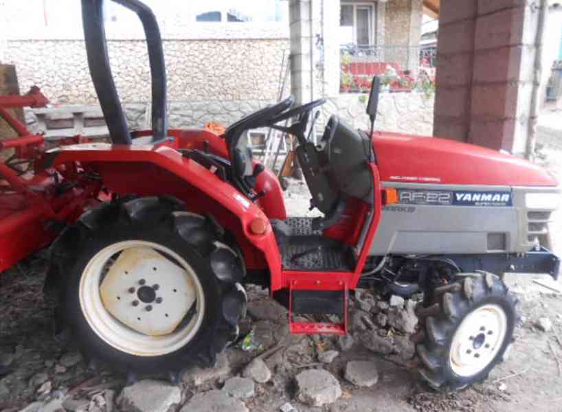 Japonský traktor Yanmar AF22 s řezačkou - foto 2