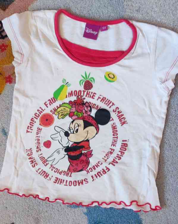 Dětské tričko s Minnie, vel. 104