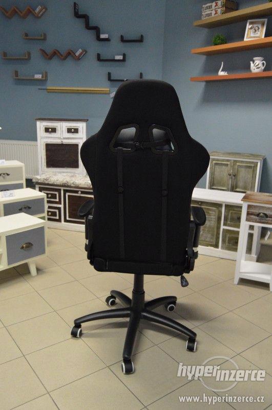 Kancelářská židle, herní křeslo E- RACER F1-01 GREY - foto 4