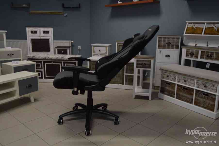 Kancelářská židle, herní křeslo E- RACER F1-01 GREY - foto 5