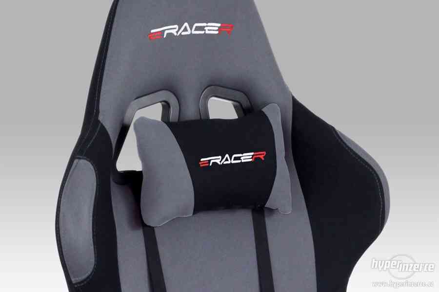 Kancelářská židle, herní křeslo E- RACER F1-01 GREY - foto 9