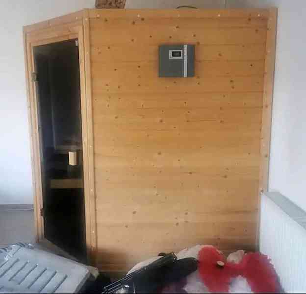 Finská sauna Karibu cca 200×160 cm včetně kamen - foto 3
