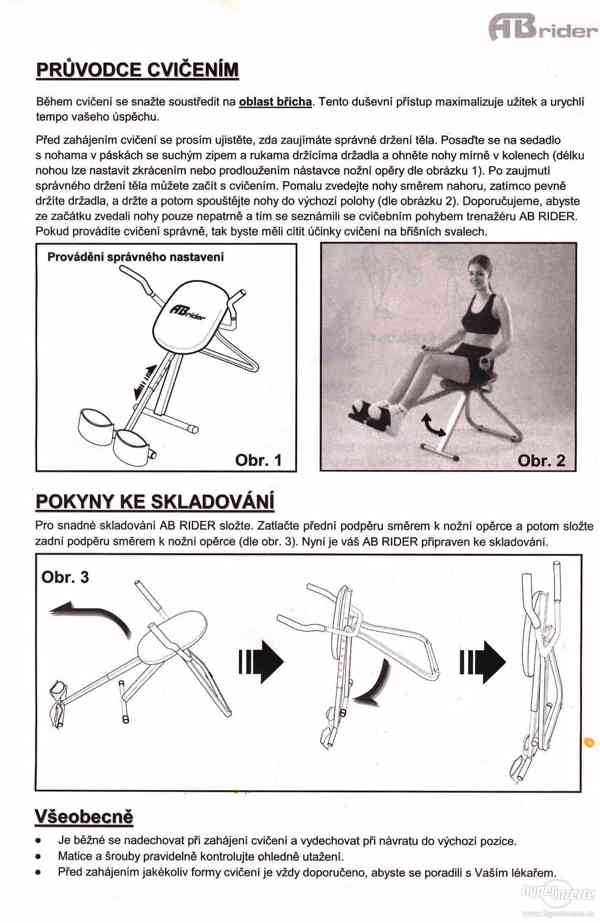 AB-RIDER - PRO ŽENU, KTERÁ TOUŽÍ MÍT PLOCHÉ BŘICHO - foto 4