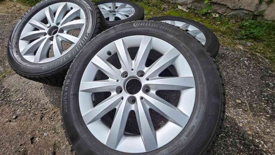  Letní ALU kola Mercedes 5x112 + Continental 205/55 R16  - foto 1