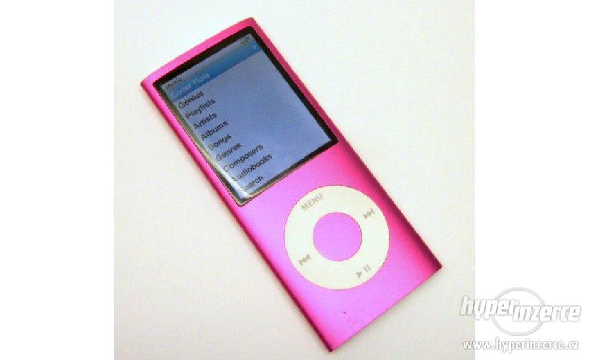 Apple iPod nano pink, top stav, LEVNĚ - foto 2