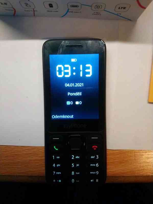 Nepoužitý mobilní telefon NEDOTYKOVÝ  " myPhone C1 LTE "   - foto 3
