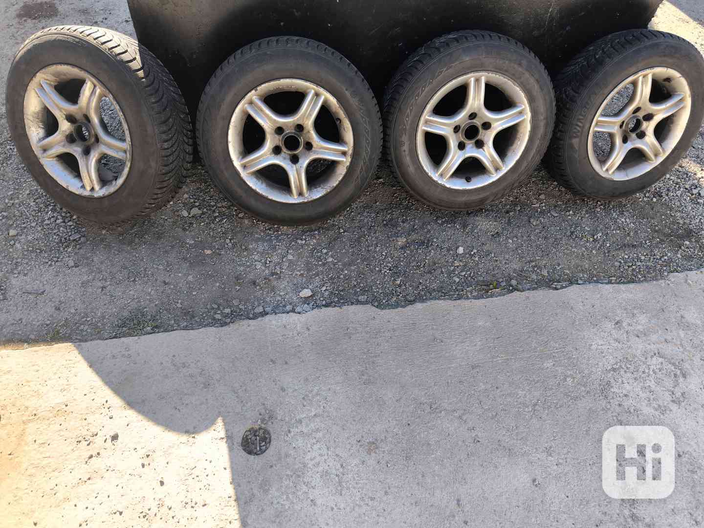 ALU disky+zimní pneu 15' - foto 1