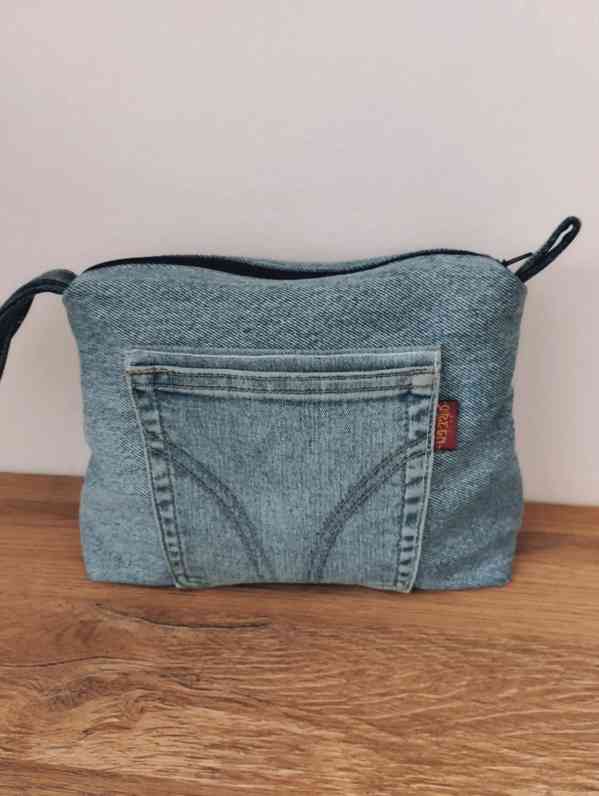 Riflová kosmetická taštička - foto 2