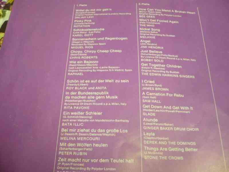 Various – Top Hits - Top Stars '72   (2 LP box) - foto 3