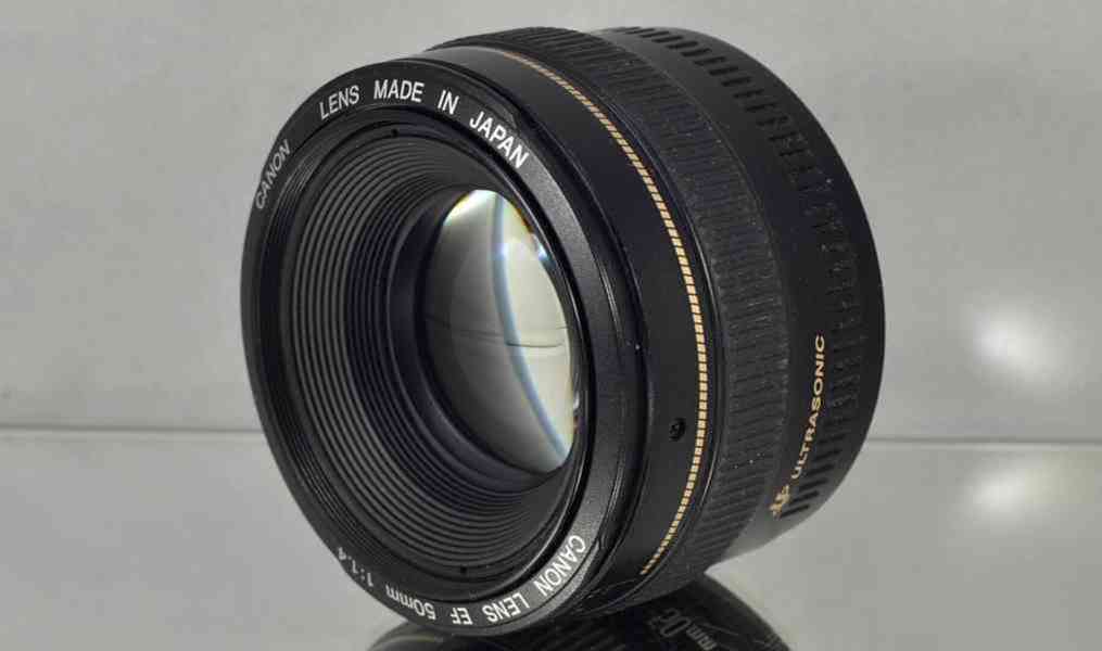 Canon EF 50mm f/1.4 USM **full-frame Pevný - foto 3