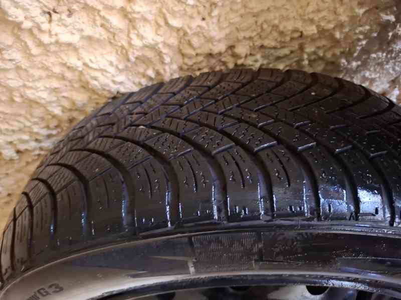 4 ks zimní pneu 185/60 R15 84H + plechové disky + poklice - foto 3